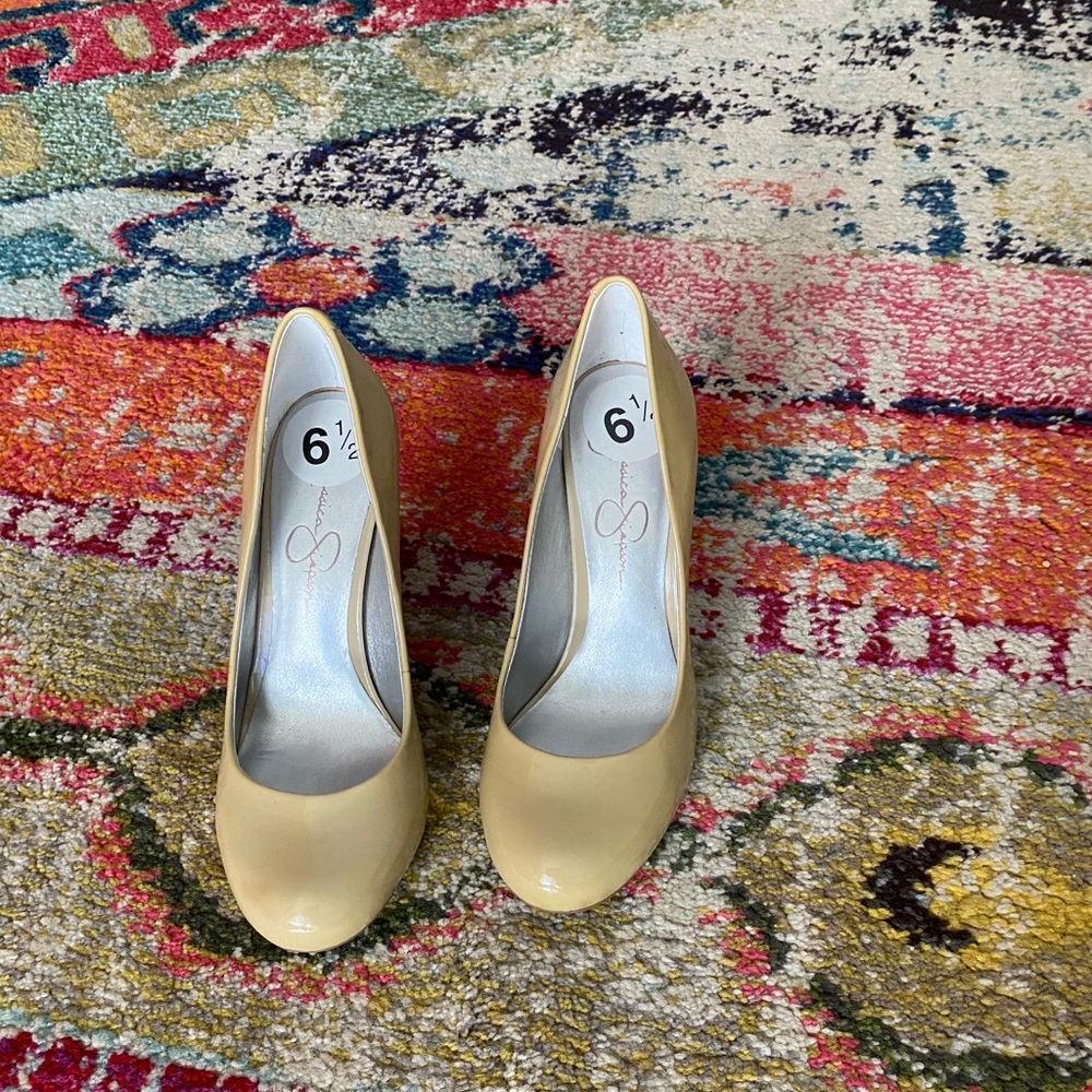 Nude Colored Jessica Simpson heels